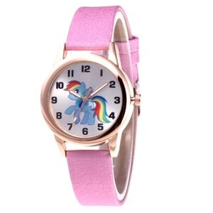 Pink My Little Pony Rose Goldtone Leather-strap Watch: A Dash of Whimsy and Styl